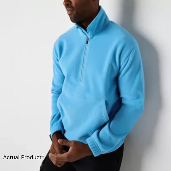 Xersion Big & Tall Fleece Set Williamsburg Blue  4XL Pullover + Sweatpants Set - Picture 8 of 11